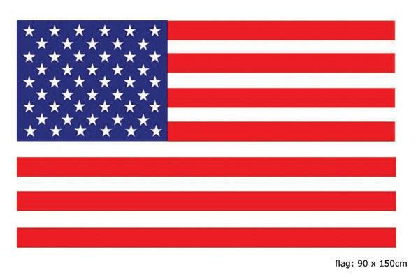 AMERIKANSK FLAGG USA Stars & Stripes