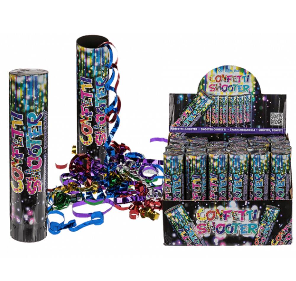 Confetti Shooter BOOM! Multicolor foil 20cm