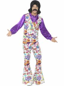 60s Psychedelic Hippie Jakke Lilla 60s Psychedelic Hippie Jakke Lilla